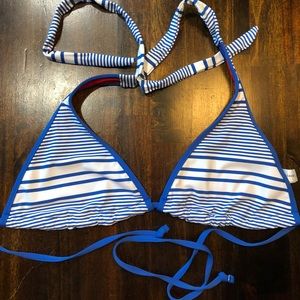 New vineyard vines yacht blue bikini top
